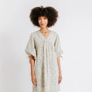 Mirth Belem Shirt Dress Sandstone Coral EUC Small